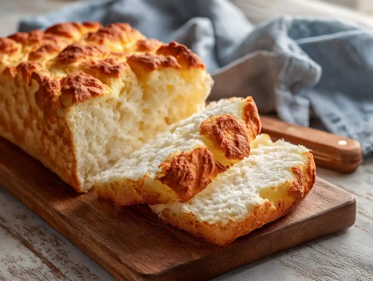 Keto cloud bread breakfast sandwich