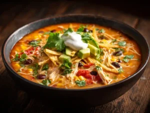 Creamy Chicken Enchilada Soup