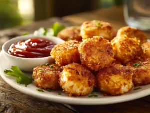Crispy Hashbrown Sausage Bites