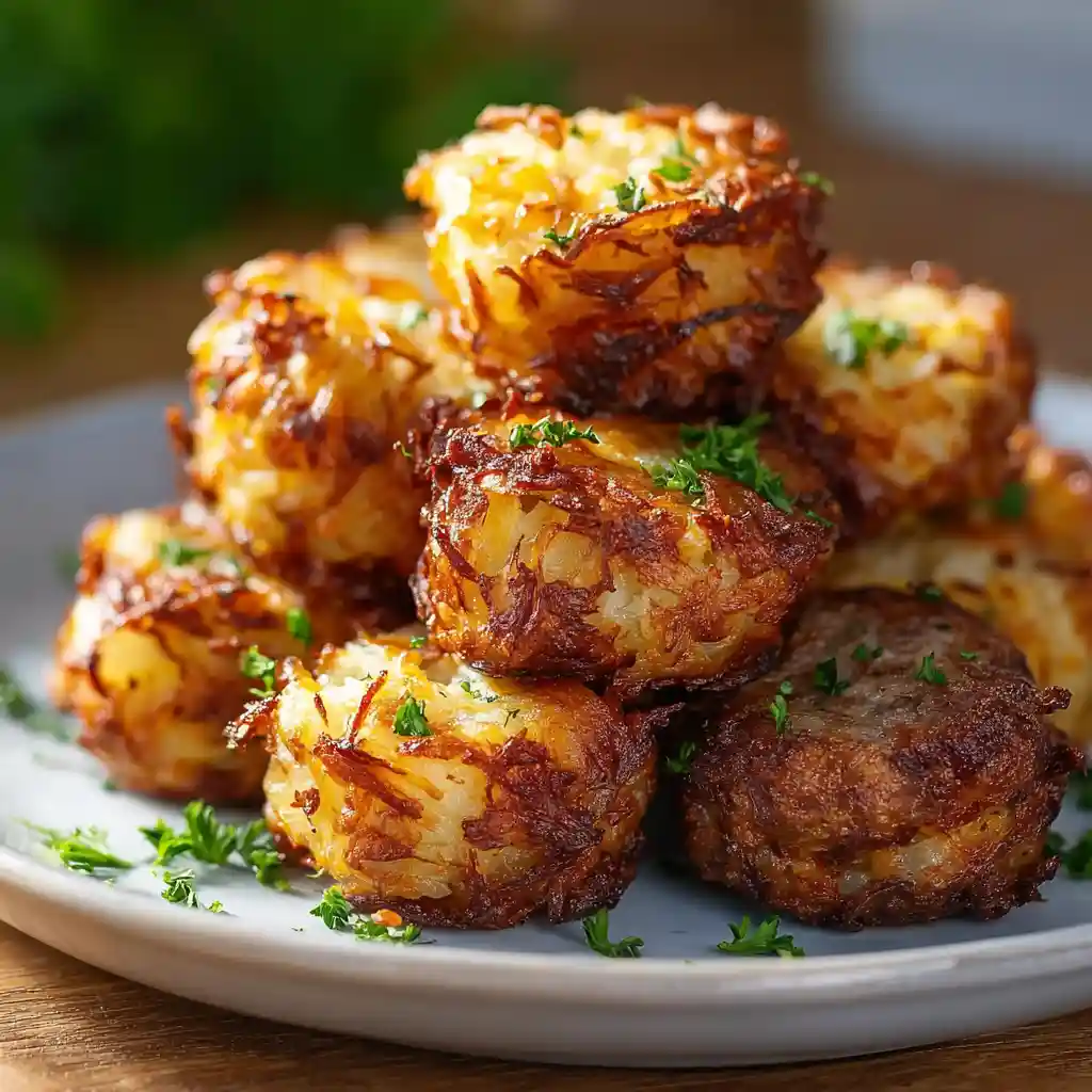 Crispy Hashbrown Sausage Bites