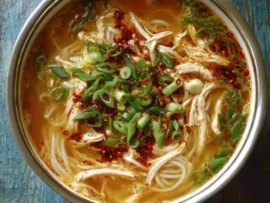 Ginger Garlic Chicken Noodle Soup