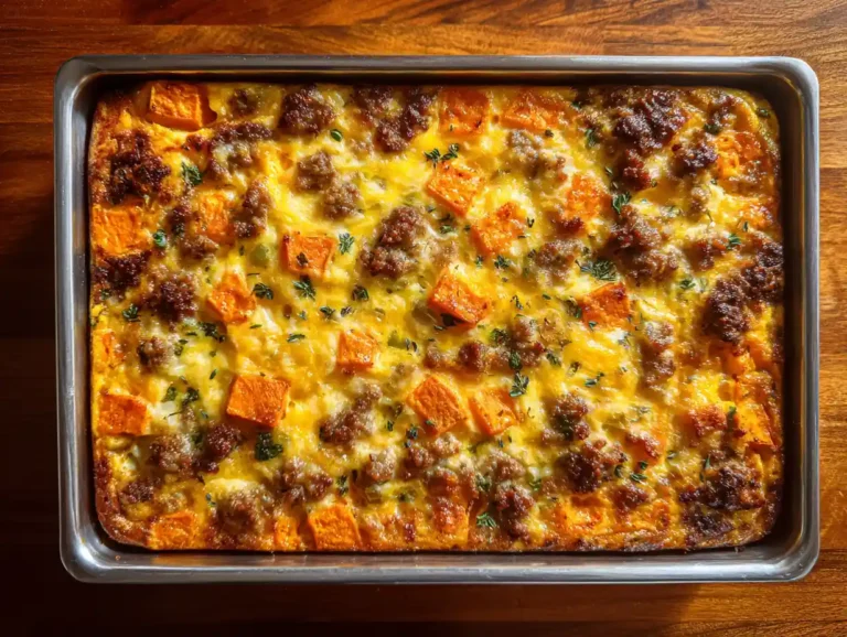 Protein-Packed Sweet Potato Egg Casserole