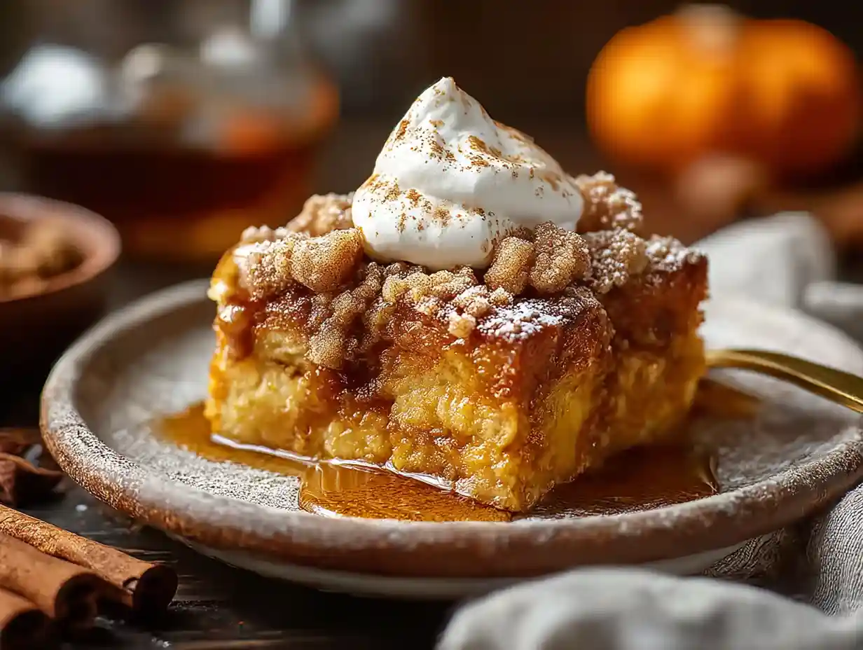 Amazing Pumpkin Spice French Toast Casserole Recipe
