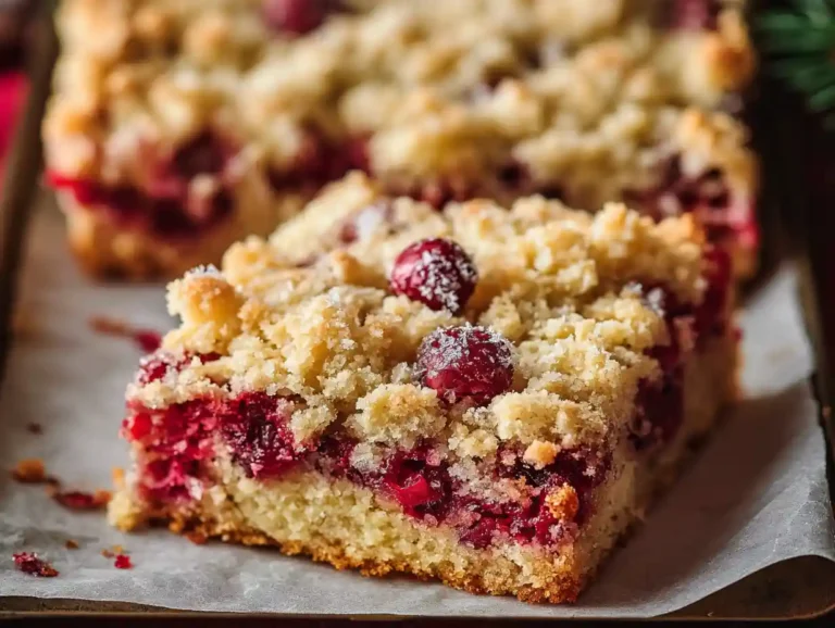 Christmas Cranberry Bars