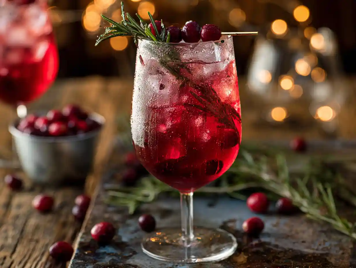 The Ultimate Cranberry Gin Spritz Mocktail Recipe