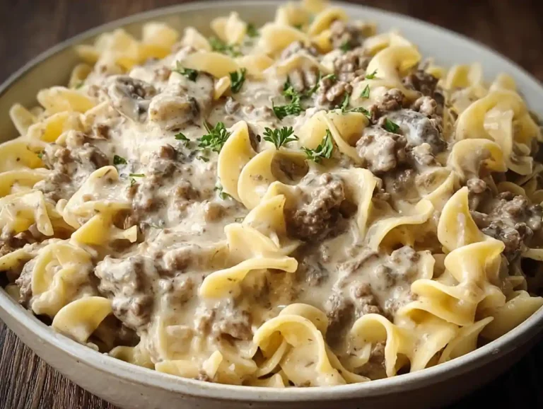Ground Beef Stroganoff Recipe
