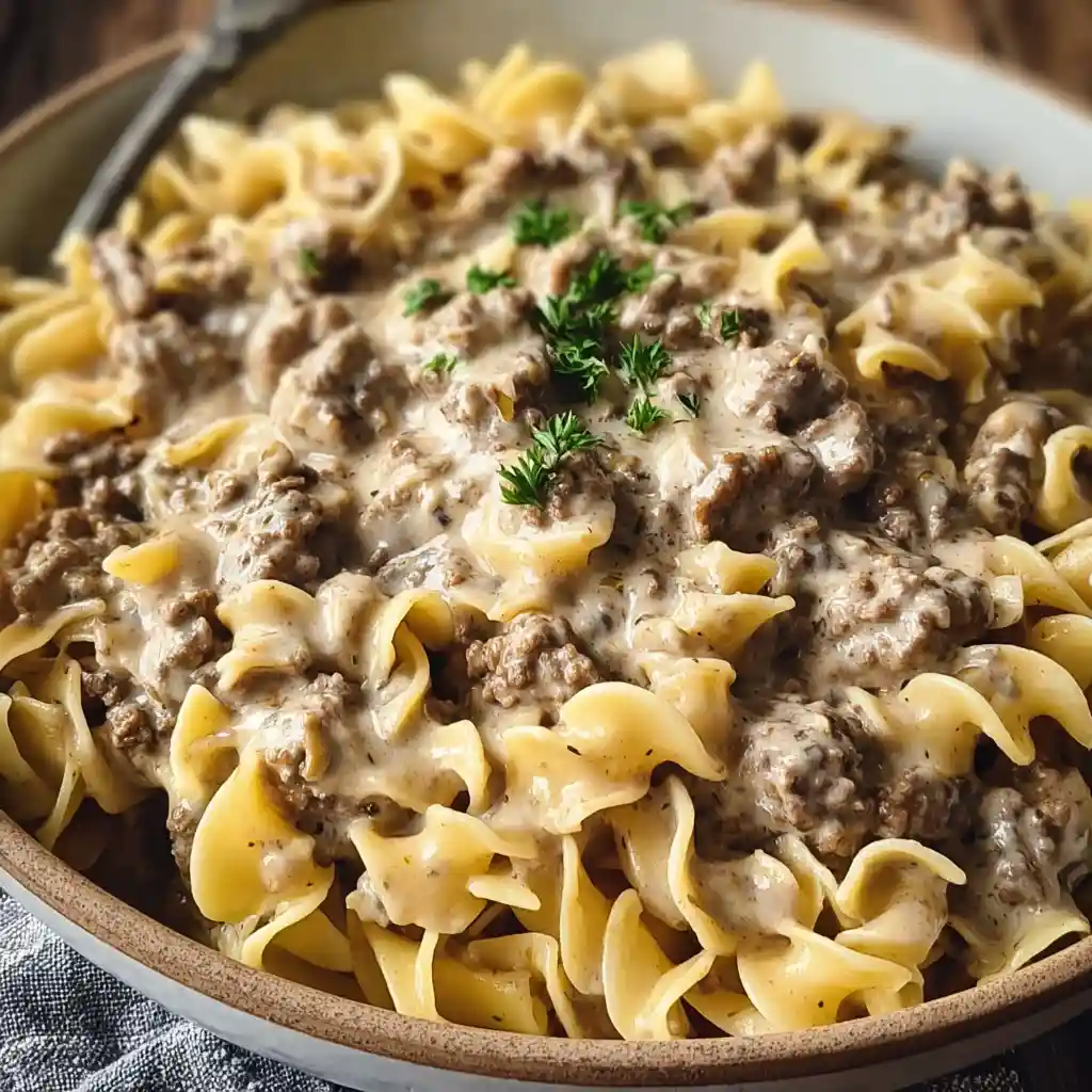 Ground Beef Stroganoff Recipe