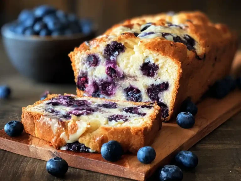 Blueberry Cream Cheese Bread