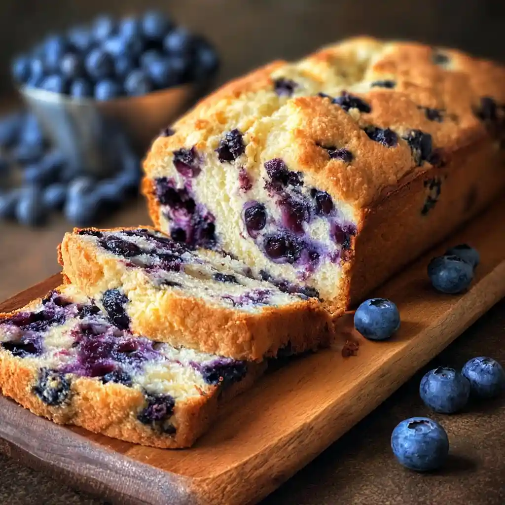 Blueberry Cream Cheese Bread