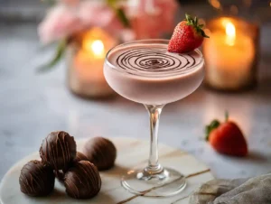 Chocolate Covered Strawberry Martini Recipe