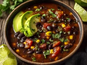 Daniel Fast Black Bean Soup Recipe