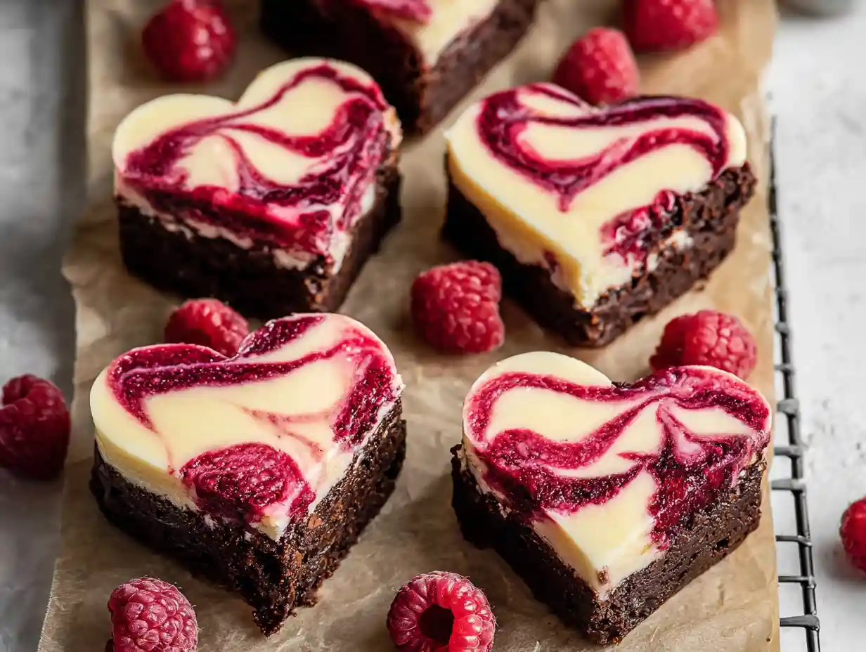 Heart Shaped Brownies