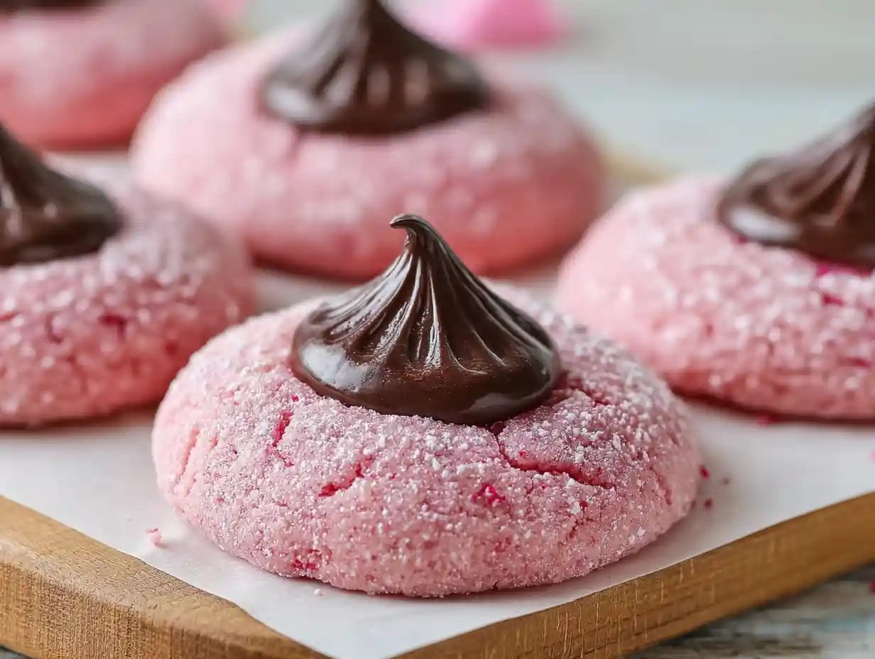 Strawberry Kiss Cookies