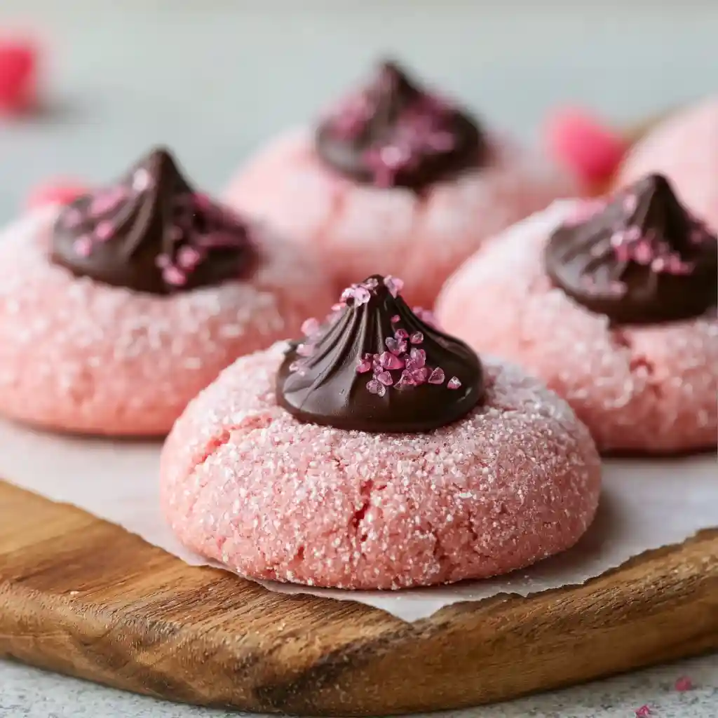 Strawberry Kiss Cookies