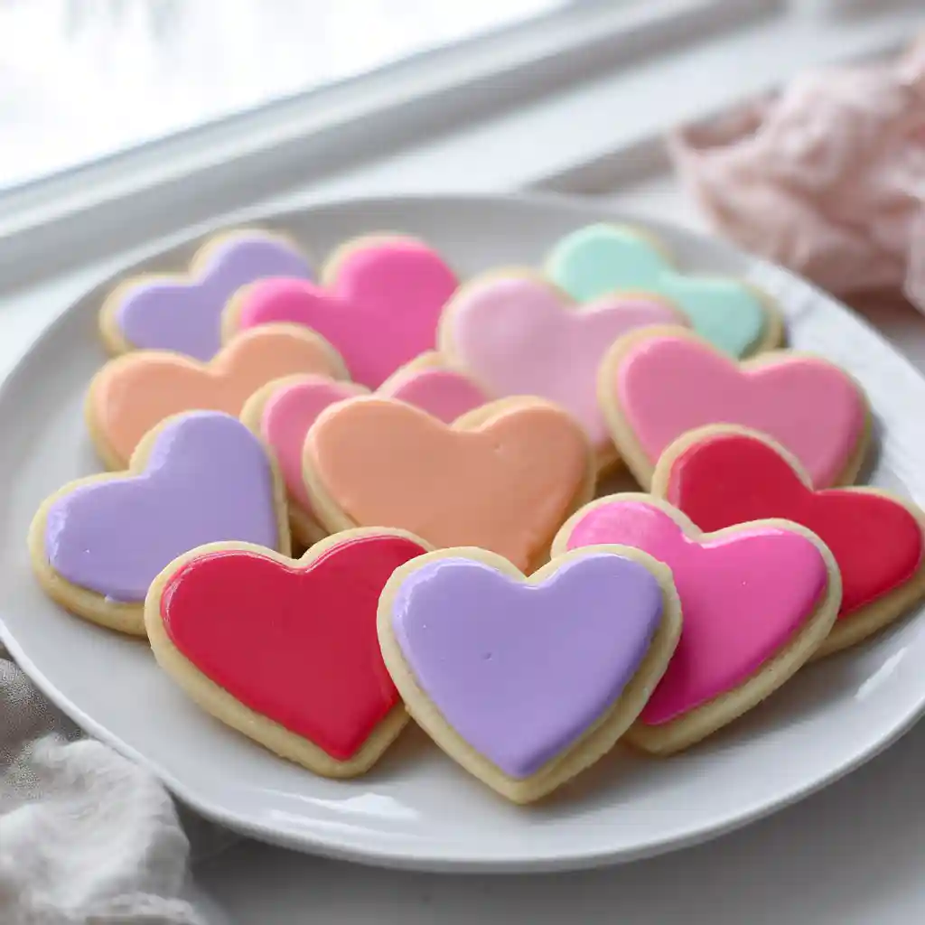 valentine sugar cookies