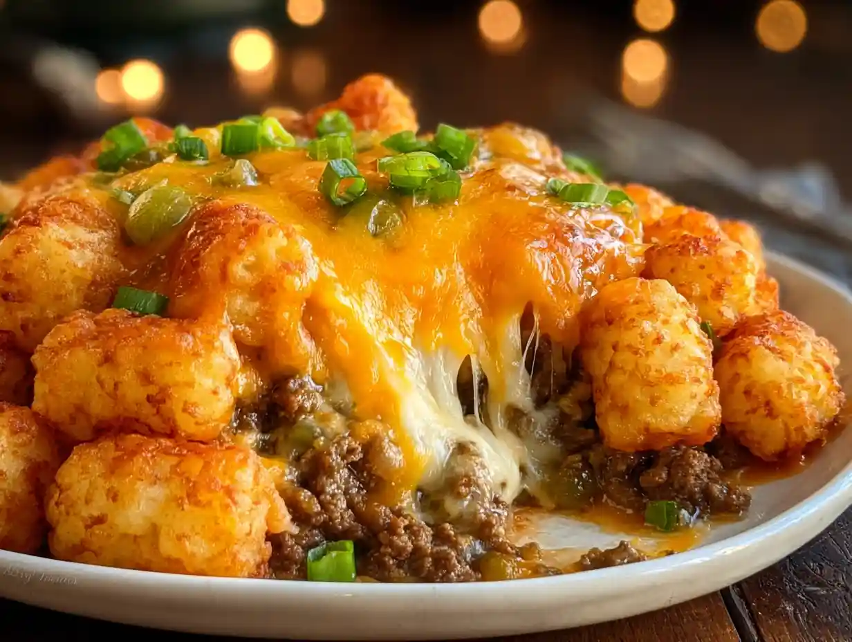 Ground Beef and Tater Tot Casserole