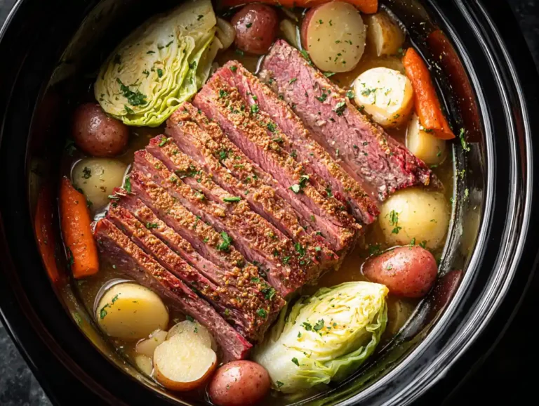 Slow Cooker Corned Beef and Cabbage