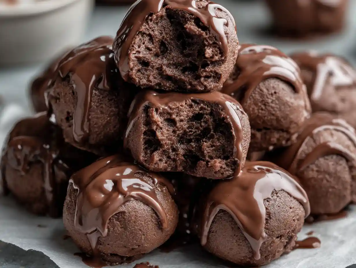 Cottage Cheese Brownie Batter Protein Bites