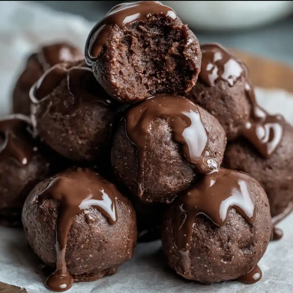 Cottage Cheese Brownie Batter Protein Bites