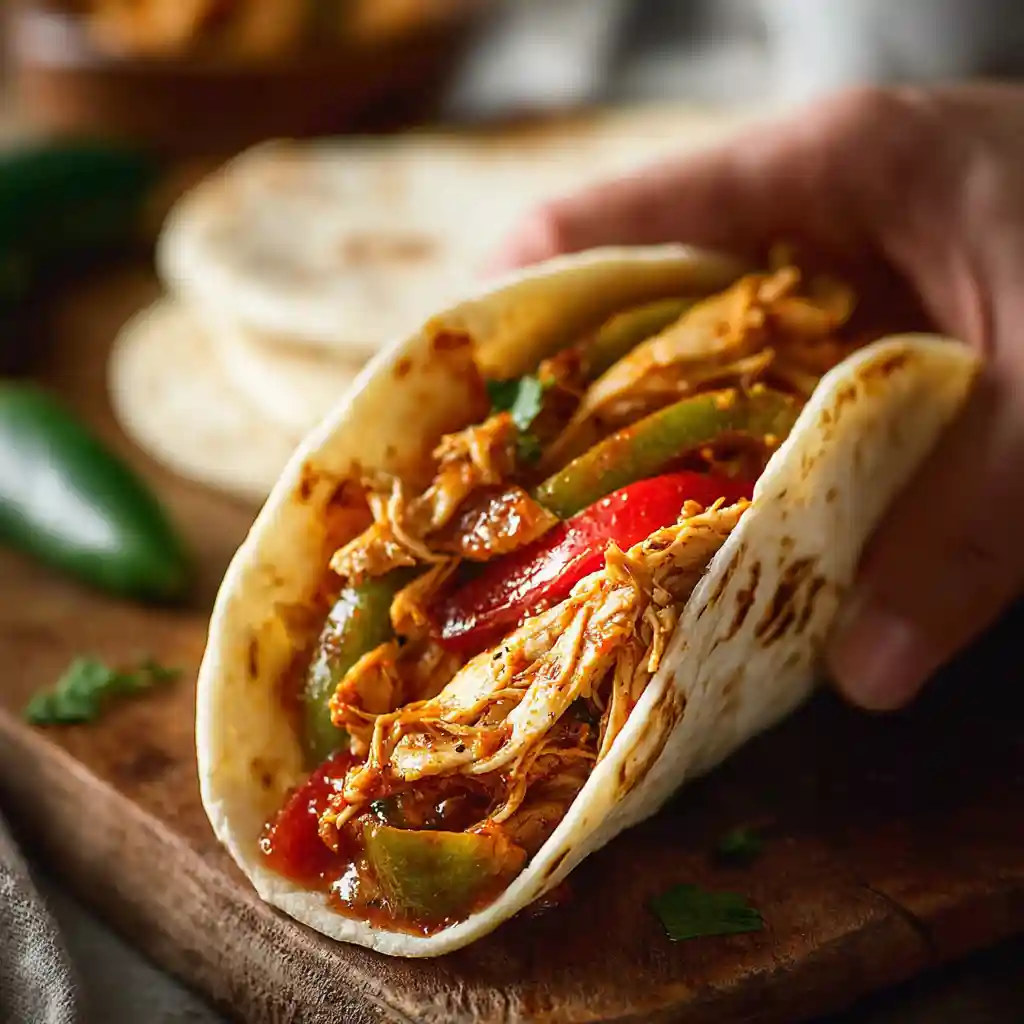 Crockpot Chicken Fajitas