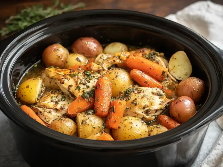 Garlic Butter Crockpot Chicken