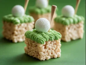 Golf Theme Rice Krispie Treats