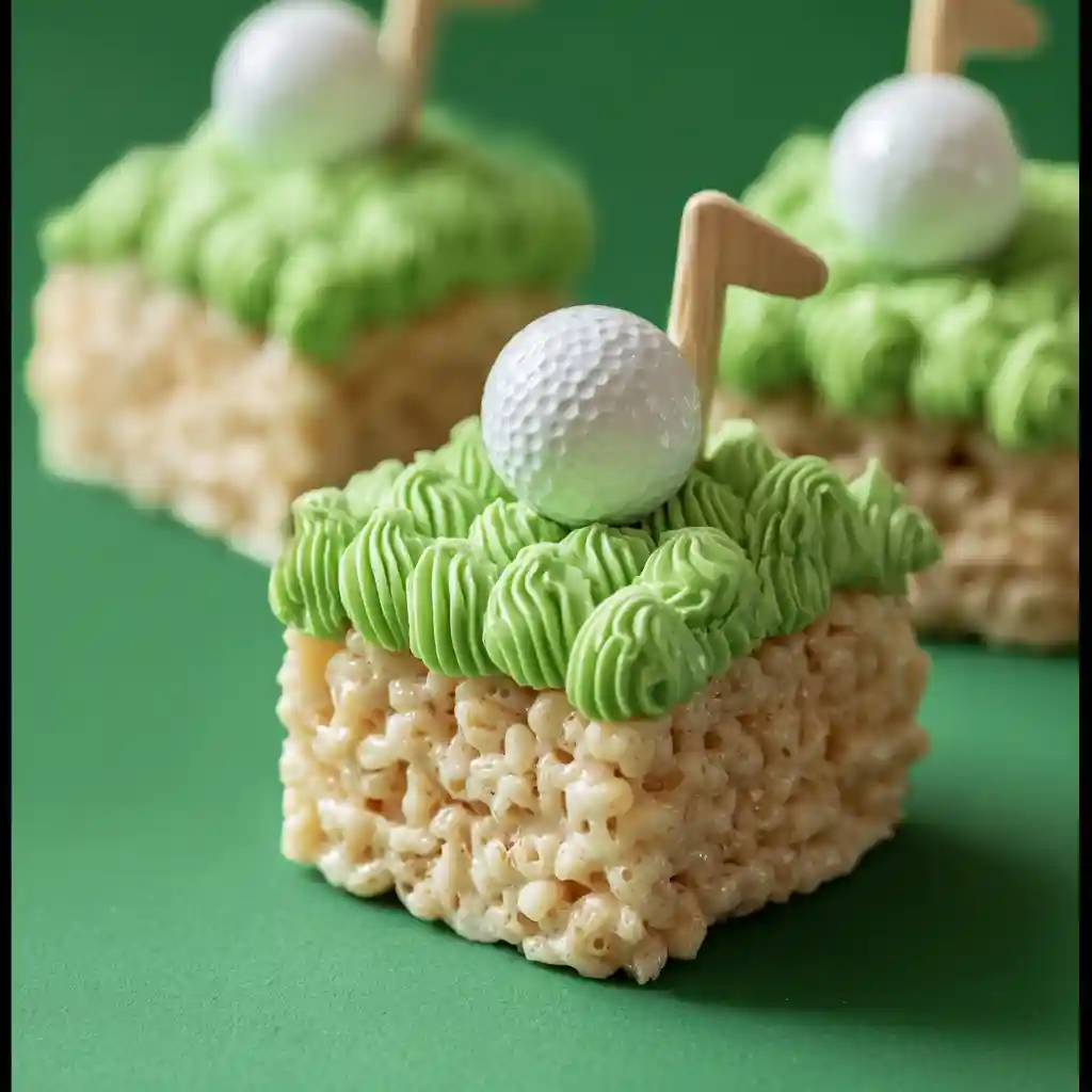 Golf Theme Rice Krispie Treats