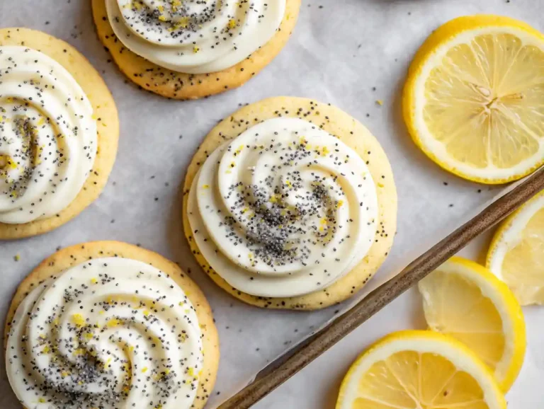 Lemon Poppy Seed Cheesecake Cookie